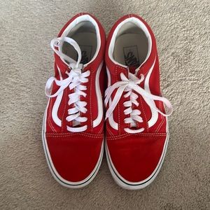 Red Old Skool Vans
